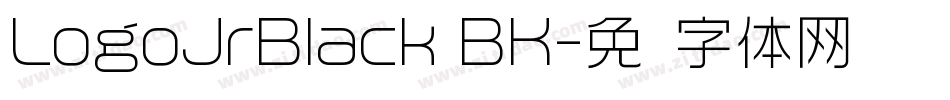 LogoJrBlack BK字体转换